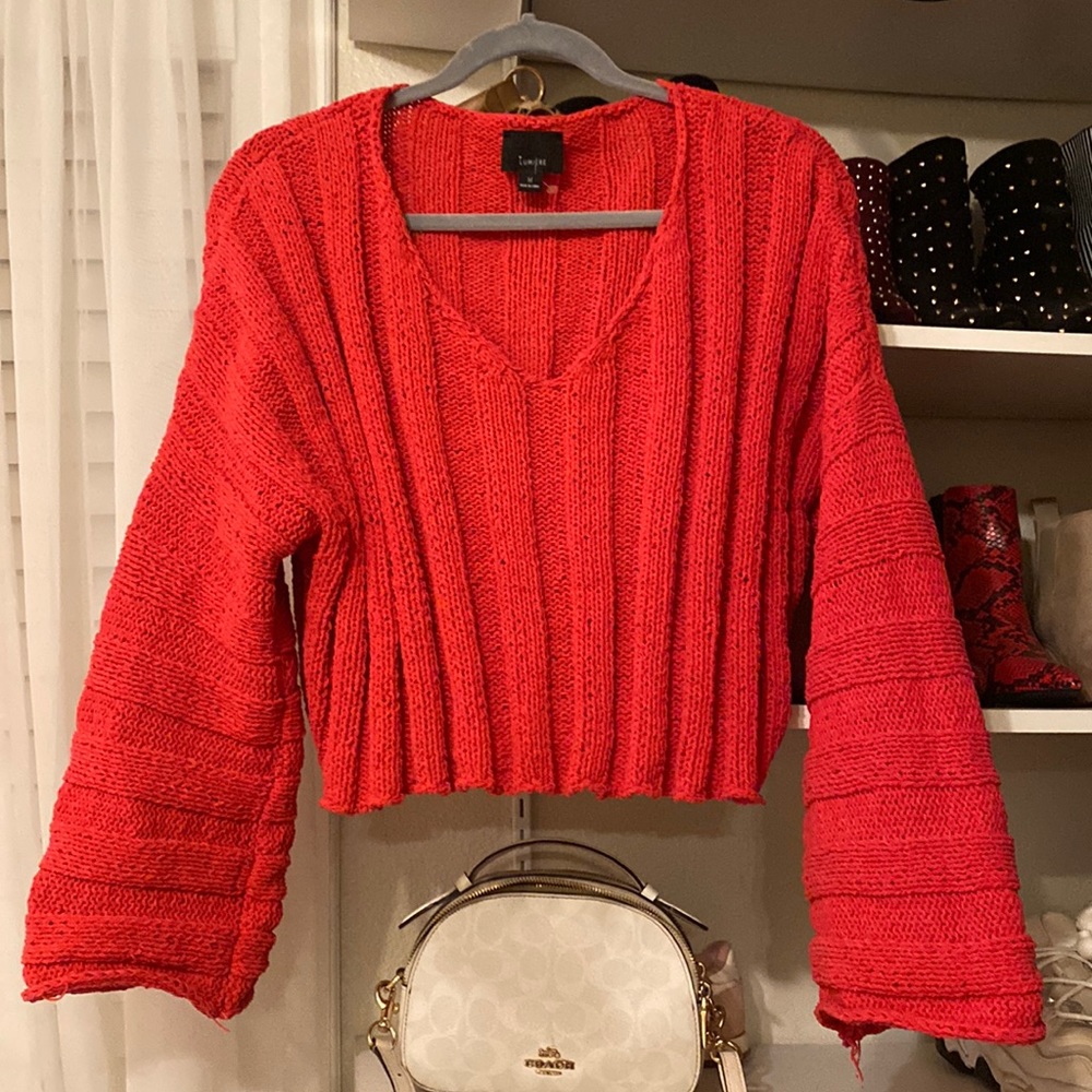 Crop sweater